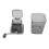 Manual Ice Crusher Small Portable Snow Cone Machine Grey 580g 1