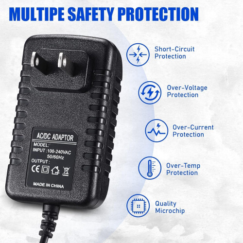 AC DC Adapter for Cobra JumPack XL CPP 12000 Jump Starter Charger with Smart Protection System 2