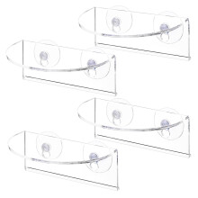 Pack Of 4 Versatile Acrylic Plant Holders Suitable For Office