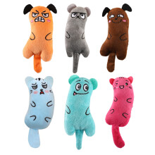 6PCS Plush Cats Teething Toy for Stress Relief with Crinkle