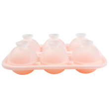 Unique Tennis Shape Ice Cubes Maker Silicone Flexible-Pink 6