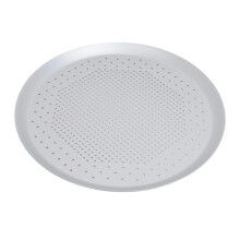 Aluminum Round Pizza Pan Suitable for Uniform Heat-14 Inches