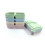 Double Compartment Snacks Container Silicone Food-light pink 5