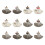 Practical Everyday Use Fruit Plate Includes 6 Forks Large-4 1 2