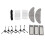 EVE PLUS Vacuum Cleaner Accessory Set 10