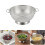 Elevated Base Nonrust Steel Kitchen Strainer to Keep-31.5cm 5