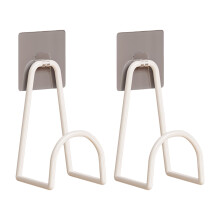 Storage Rack for Badminton Rackets Metal Wall Mount-White