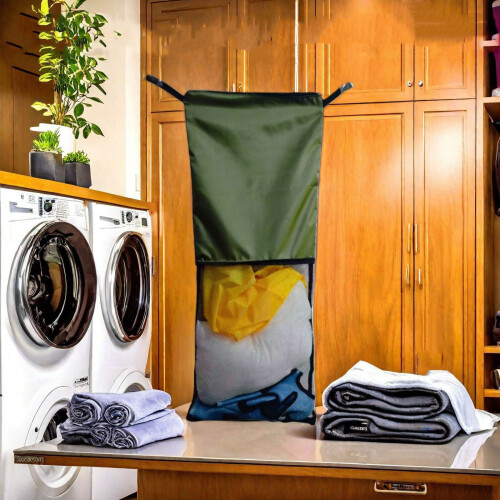 Dustproof Portable Garment Organizer Bag with Spacious-Black 1