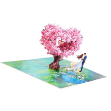 3D Birthday Celebration Card Surprise Party Invitation Paper