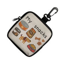 Dog Treat Pouch,Dog Training Reward Pouch,Dogs-white my snacks