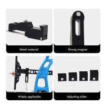 Aluminium-Recurve-Bogen-Visier 13,3*2*1,2 cm Outdoor-Schießzubehör