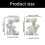2Pcs Rabbit Eggs Flower Silicone Molds Multipurpose Silicone 3