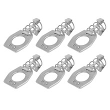 6 Stück RV Wasserboiler Cam-Lock aus Edelstahl, rostfrei, Türriegel