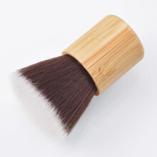 Nail Art Dust Brush with Ergonomic Bamboo Handle, Soft Bristles for Precise Manicure Cleaning