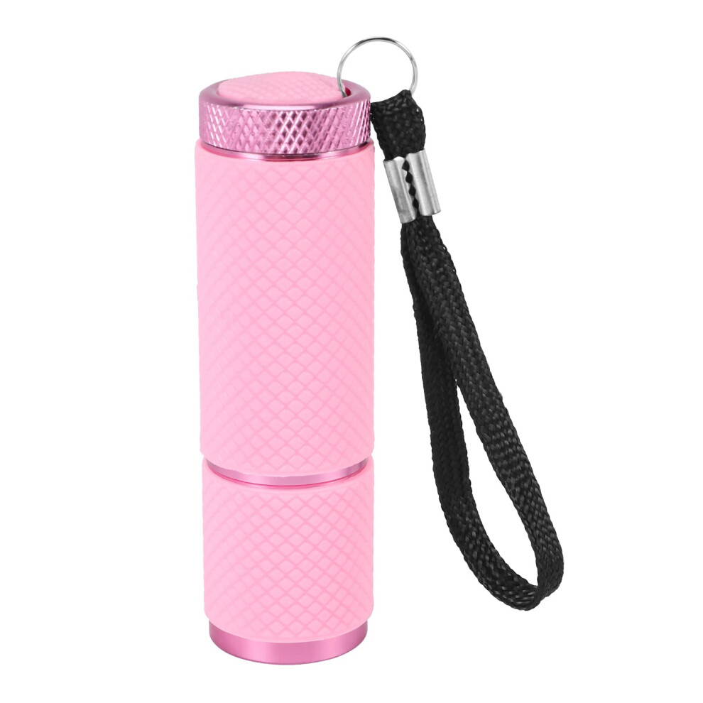 Pink Uv Led Nail Lamp Handheld Nail Dryer For Gel Polish Fast Curing Compact Design