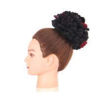 Synthetic Afro Puff Drawstring Ponytail Hair Bun Extension Heat Resistant Natural Texture