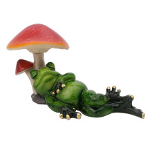 Frogs Figurines Statue,Resin Animal Sculpture Funny-XX49011