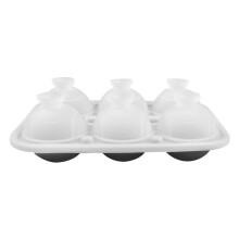 Innovative Tennis Ball Ice Cubes Molds Silicone-Black 6