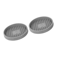 Toilet Plunger Holder Drainer 2PCS Efficient Bathroom-Gray
