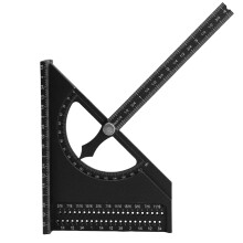 3D Holzbearbeitungswinkelschnur aus Aluminiumlegierung 0-180 einstellbares Quadrat