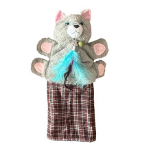 Wasbare doek katten worstelen dummy decoratieve huisdier