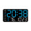 Horloge électronique LED avec température et Date, réveil,-4W 1