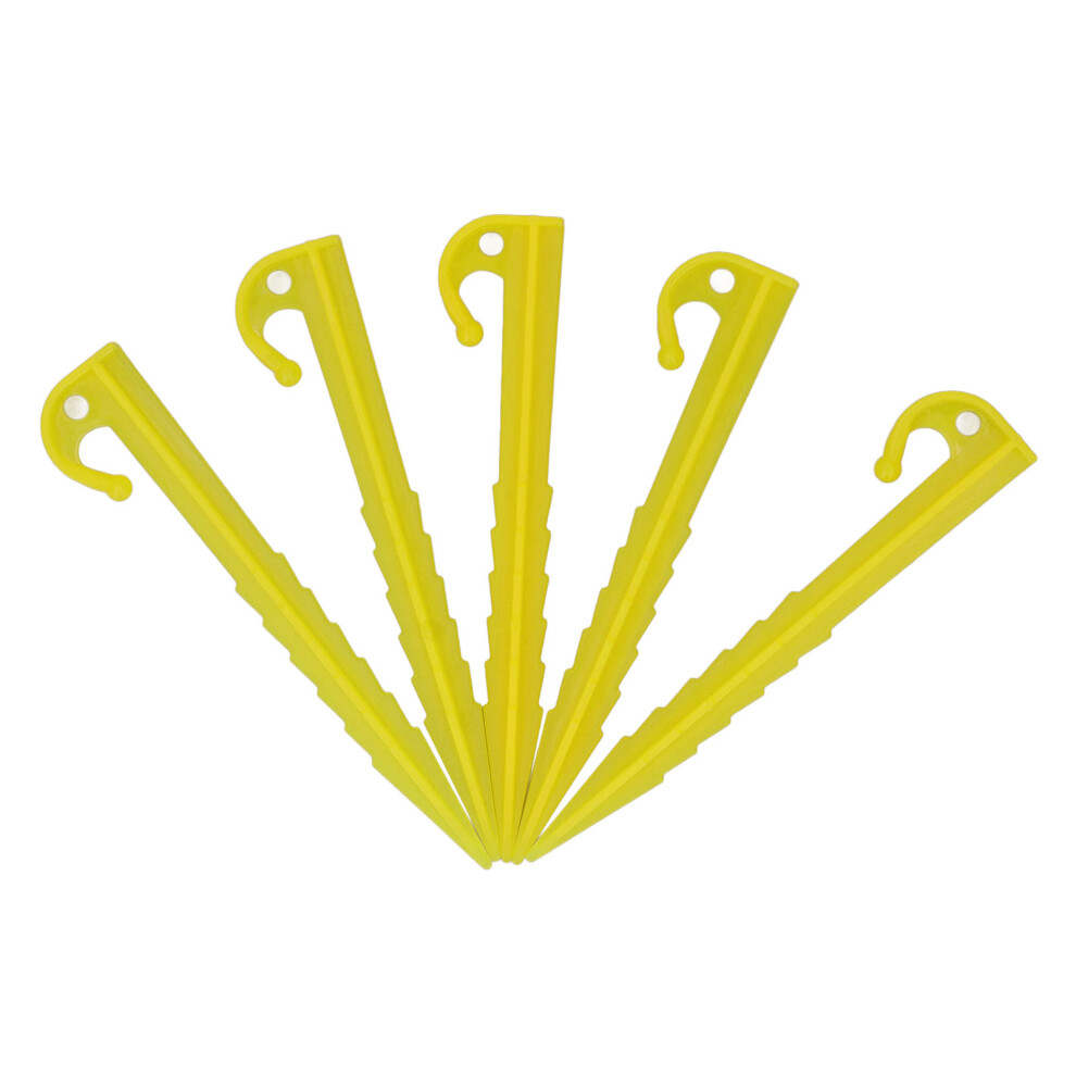 5.5in Serrated Tent Pegs 50 Pack for Camping