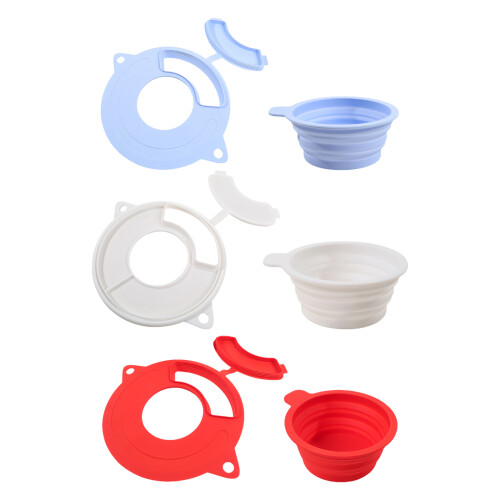 Flexible Pour Control And Measuring Cup Set For Stand-Blue 2