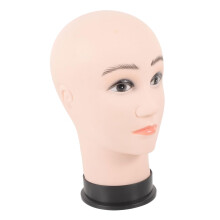 Wig Mannequin Head Stand with Smooth Touch Surface for Styling and Display of Wigs and Hats
