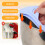 Flexible Spill Cover And Measuring Cup Set For Mixing-White 7