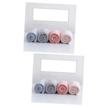 Hair Drying Towel 2pcs Microfiber Fast Drying Turban with Secure Button for Women Travel Use