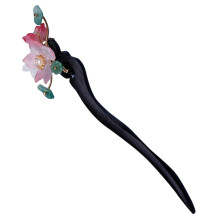 Chinese Hair Stick Wooden Vintage Hairpin for Buns Elegant Traditional Hanfu Hair Accessory for Women