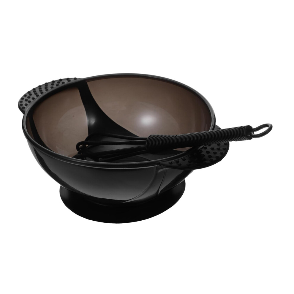 2 Set Hair Dyeing Bowl with Agitator, Salon Hair Color Mixing Bowl with Stable Suction Base