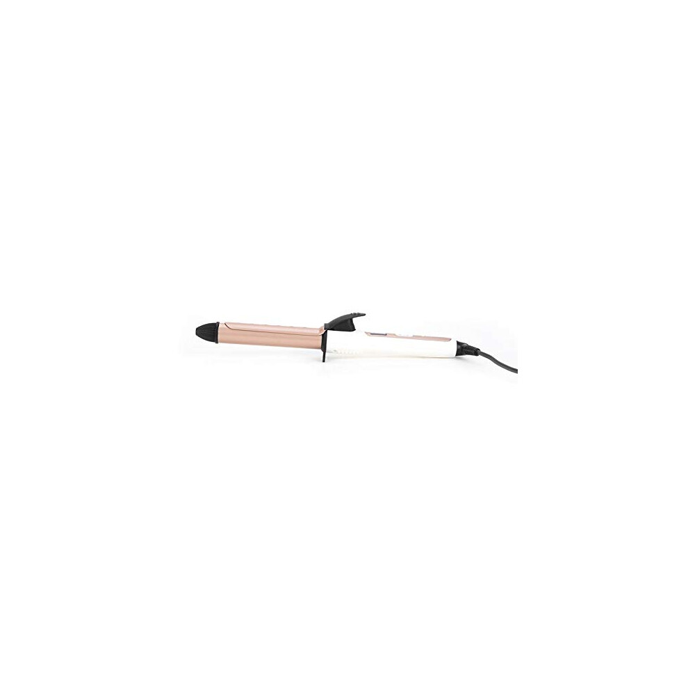Curling Iron with Fast Heatup Technology for Tight Curls and Adjustable Temperature Wand