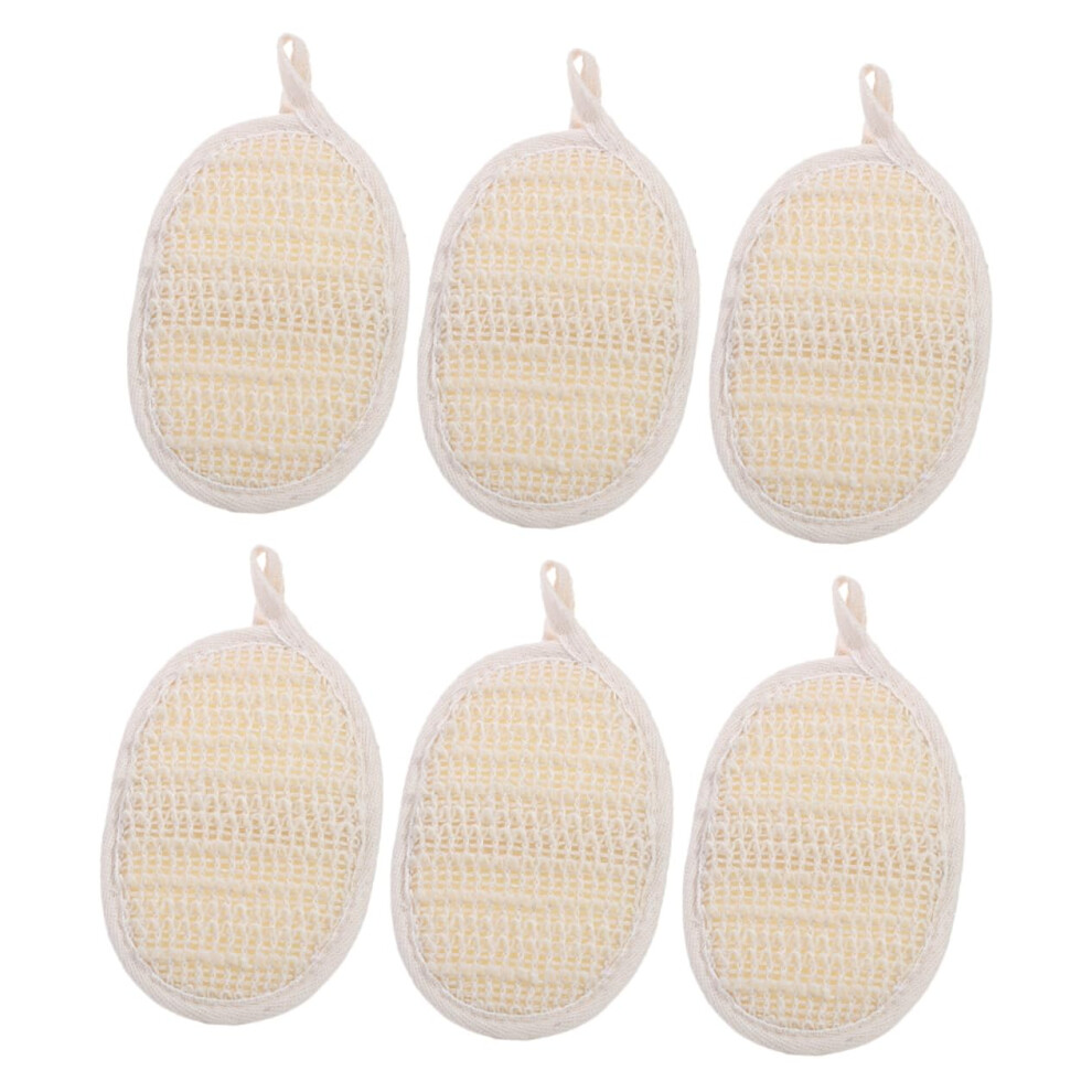 6pcs Bath Shower Sponge Set Exfoliating Body Scrubber for Deep Cleaning and Daily Skin Care