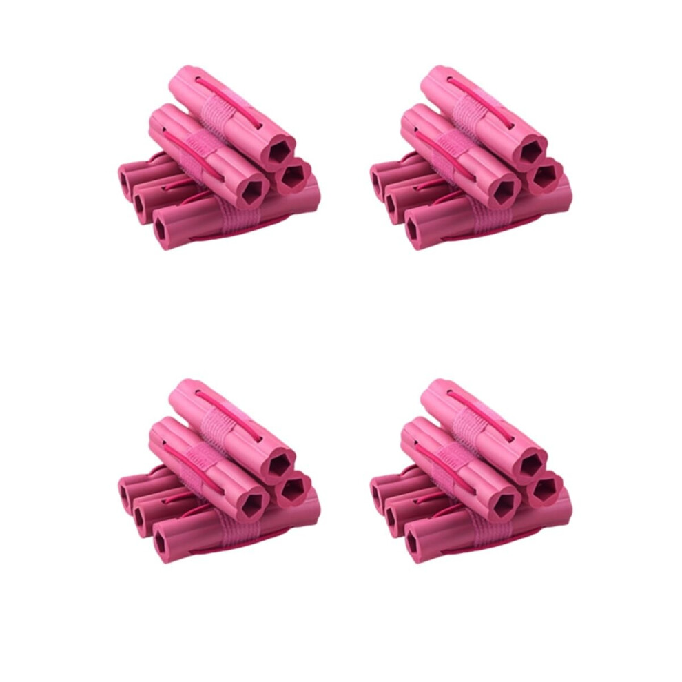 24pcs No Heat Sponge Hair Curlers Set Soft Foam Rollers for Sleeping Gentle Curling Design