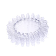 10pcs Clear Acrylic Nail Display Wheel Set for Nail Art Practice, 20Tip Transparent Color Chart