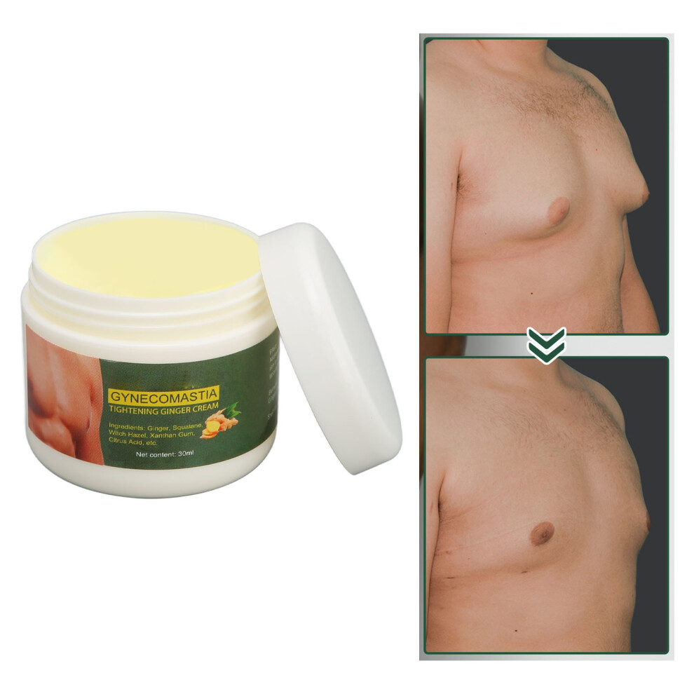 30ml Gynecomastia Tightening Cream for Men, Chest Massage, 3-Year Shelf