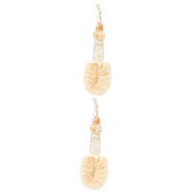 2pcs Body Scrubber Brush Set for Shower Gentle Exfoliation Soft Bristle Bath Brush Back Cleaning Tool