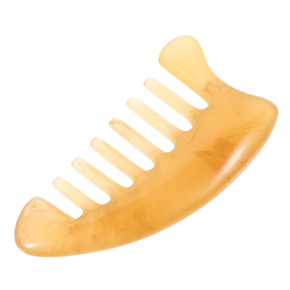 Unisex Wide Tooth Comb For Curly Hair With Gentle Detangling Design And Comfortable Scalp Massage