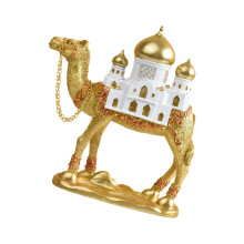 Resin Camels Statue with Mosque Tower Collectibles-BY25050