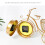 Desk Clock Metal Decorative Clock Retro Table Clock Battery 5
