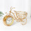 Desk Clock Metal Decorative Clock Retro Table Clock Battery 7
