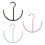Set of 5 Smooth Surfaces Pearls Hook for Protecting-White 2