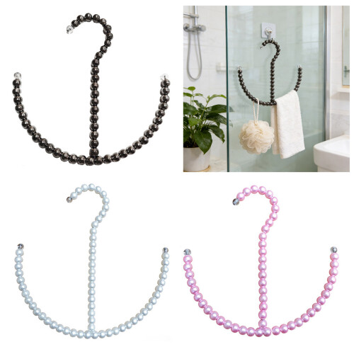 Set of 5 Smooth Surfaces Pearls Hook for Protecting-White 2