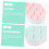 4pcs Exfoliating Bath Sponge for Adults, Gentle Body Scrubber with Soft Durable Texture 5