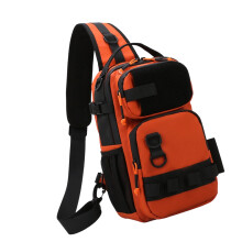 Compact Tool Carrying Case Polyester Materials Includes-Orange