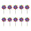 Plastic Windmills Styles Decorations for Bird-gradient color 1