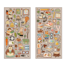 PET Cartoon Scrapbooking Sticker Cute Decorative Sticker for-2