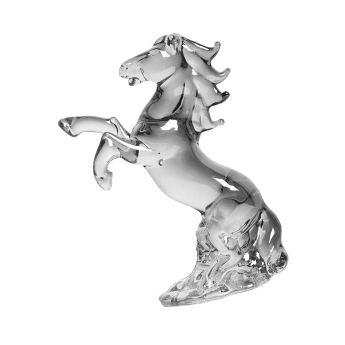 Figurine de cheval en cristal faite à la main, Statue de-suie